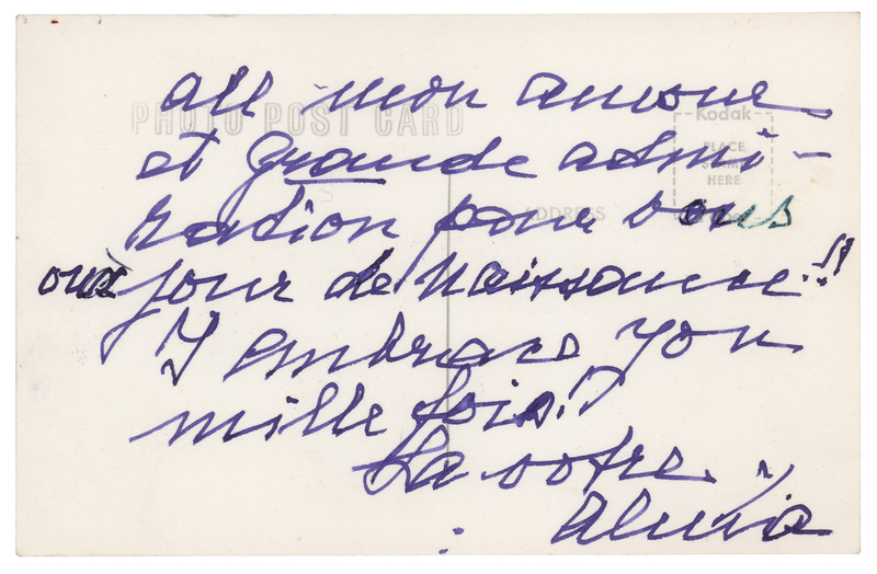 Lot 729 Alma Mahler Autograph Noted Signed