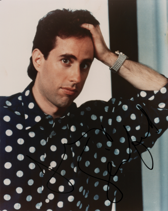 Lot 888 Jerry Seinfeld Signed Photograph