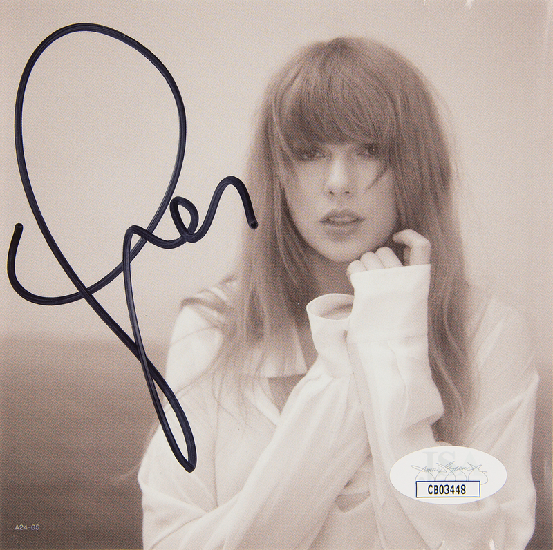 Lot 791 Taylor Swift Signed CD Insert - The Tortured Poets Department