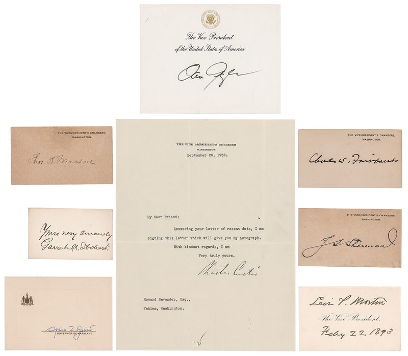 Lot 228 Vice Presidents (8) Signatures