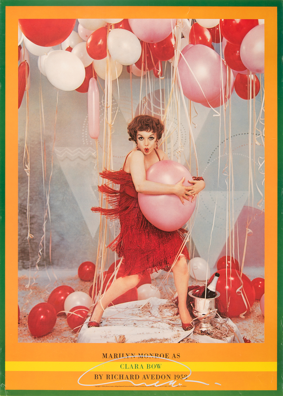 Lot 876 Marilyn Monroe: Richard Avedon Signed Poster