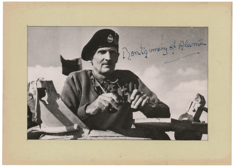 Lot 267 Montgomery of Alamein Signed Photograph