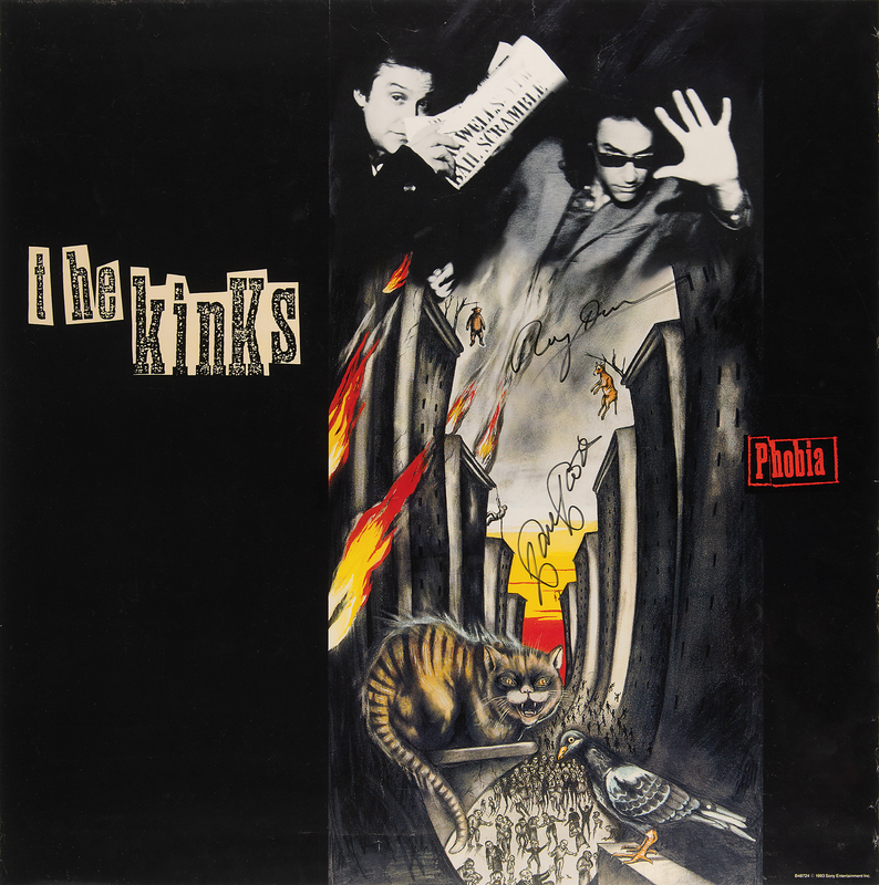 Lot 768 The Kinks: Ray and Dave Davies Signed Poster (23˝ x 23˝)