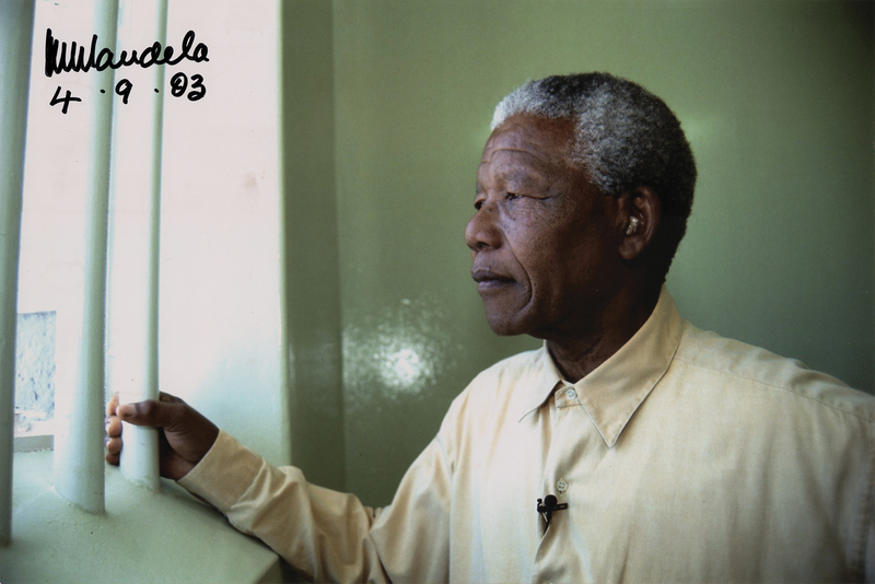 Lot 195 Nelson Mandela Signed Photograph