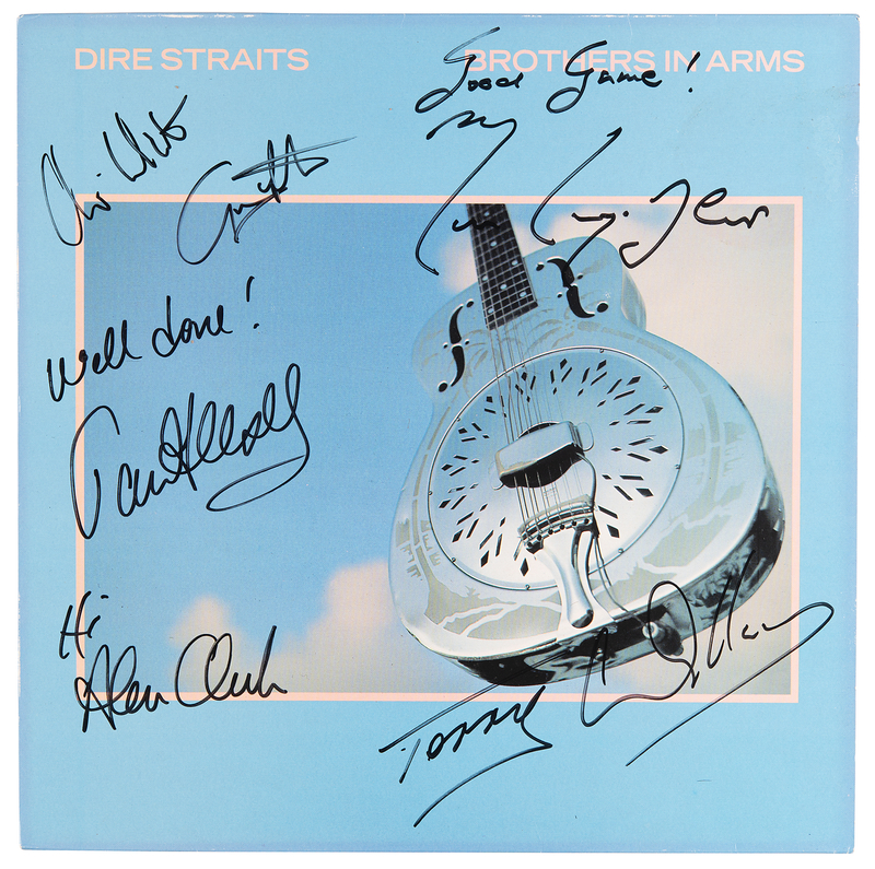 Lot 755 Dire Straits Signed Album - Brothers in Arms