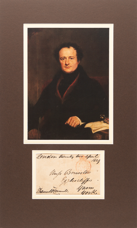 Lot 205 Daniel O'Connell Signed Free Frank