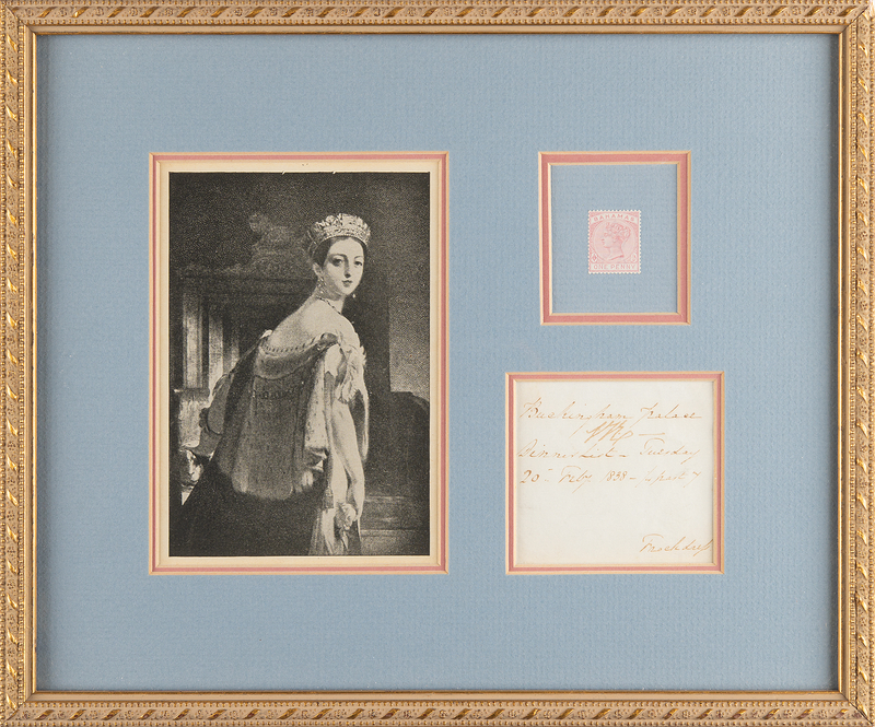 Lot 216 Queen Victoria Signature