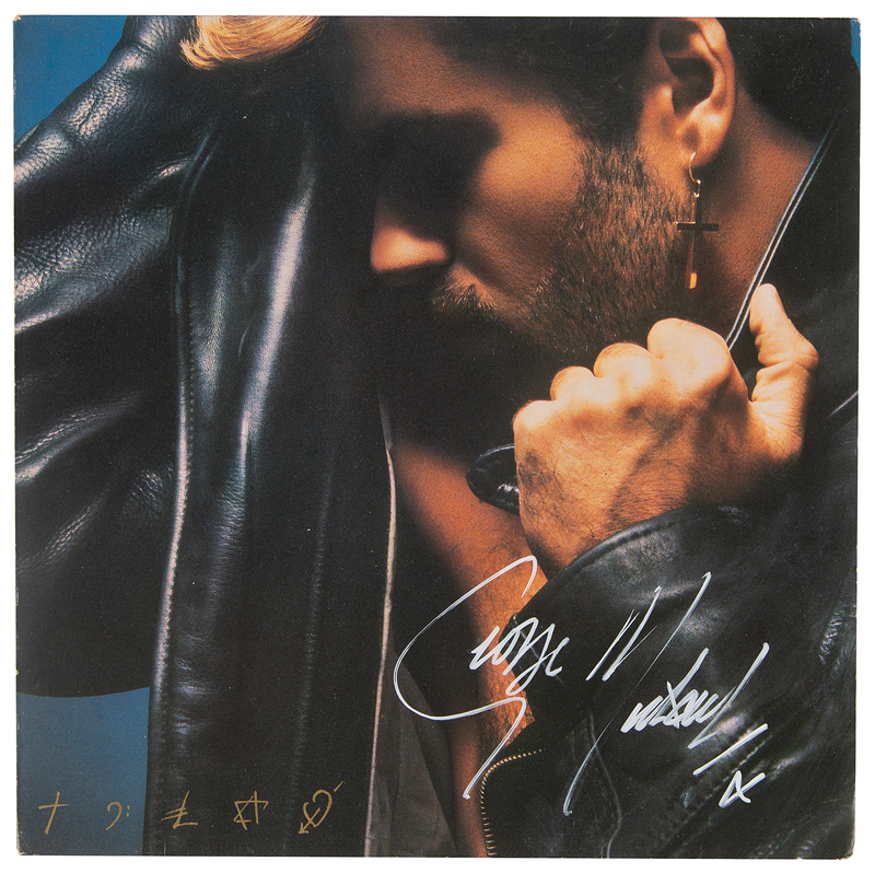 Lot 788 George Michael Signed Album - Faith