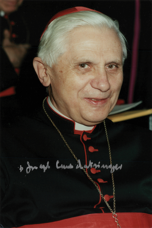 Lot 208 Pope Benedict XVI Signed Photograph