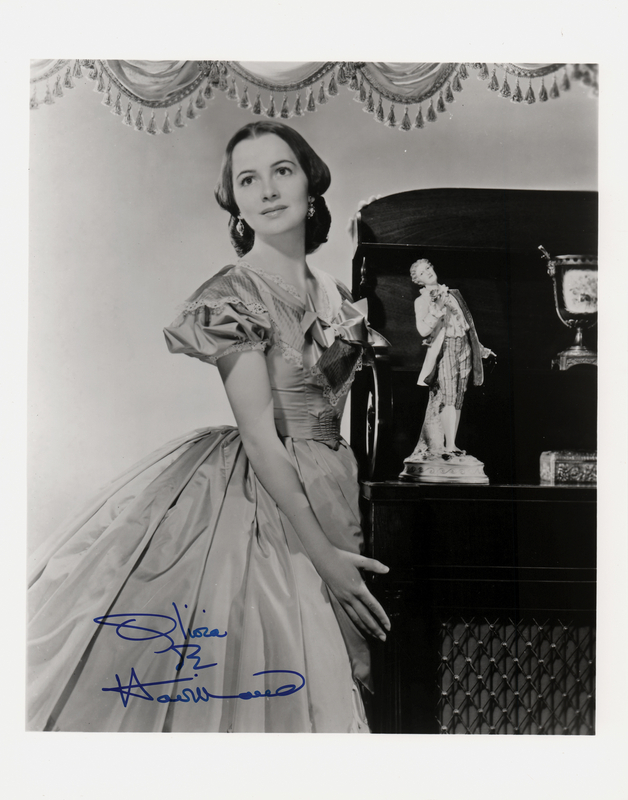 Lot 831 Olivia de Havilland Signed Photograph