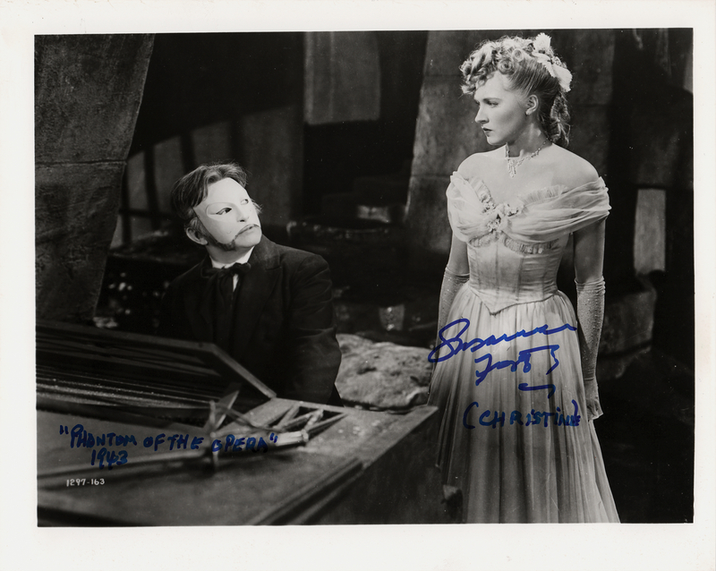 Lot 839 Susanna Foster Signed Photograph