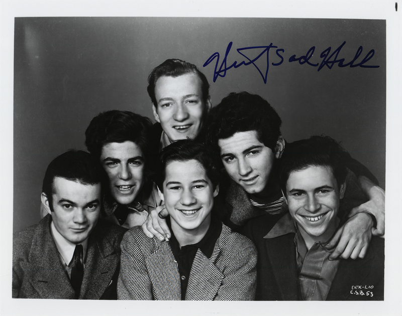 Lot 846 Huntz Hall Signed Photograph