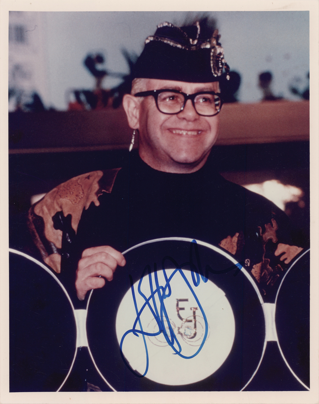 Lot 767 Elton John Signed Photograph