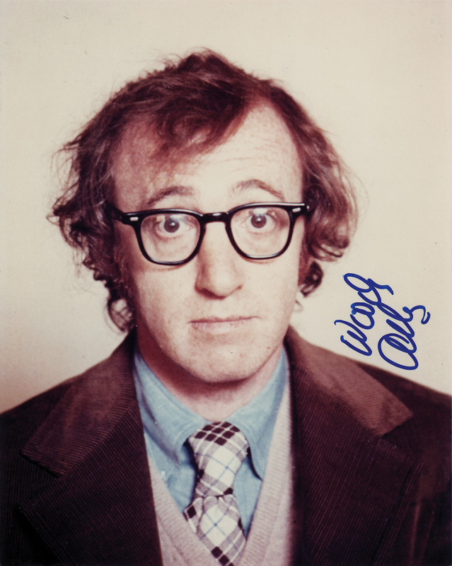 Lot 805 Woody Allen Signed Photograph
