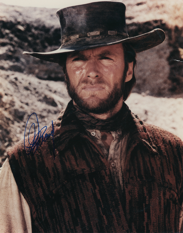 Lot 835 Clint Eastwood Oversized Signed Photograph