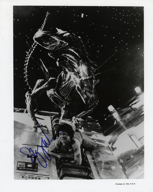 Lot 903 Sigourney Weaver Signed Photograph