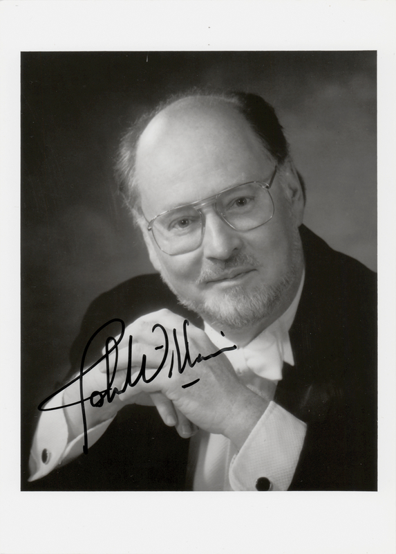 Lot 909 John Williams Signed Photograph