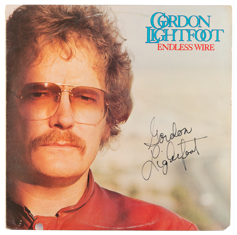 Lot 745 Gordon Lightfoot Signed Album - Endless Wire