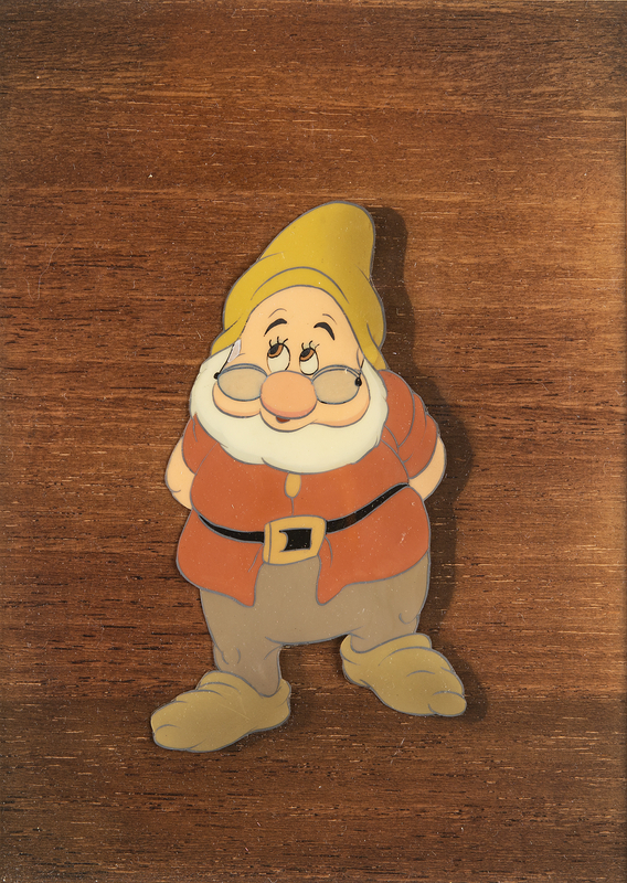Lot 353 Doc production cel from Snow White and the Seven Dwarfs