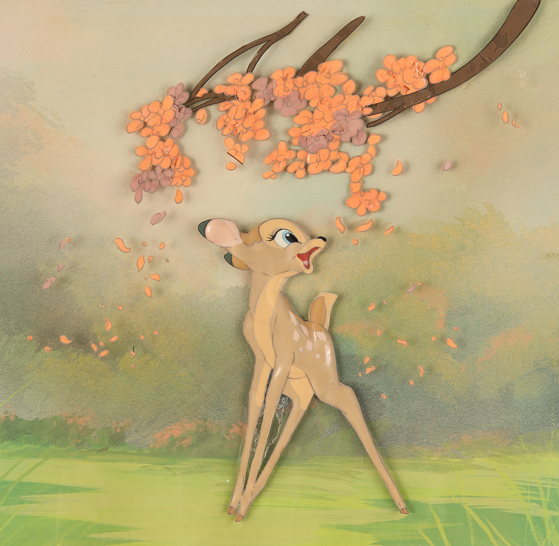 Lot 373 Faline production cel from Bambi