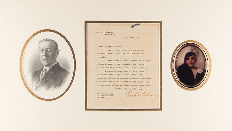 Lot 113 Woodrow Wilson Typed Letter Signed as President to the Granddaughter of U. S. Grant