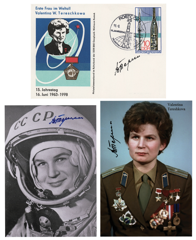Lot 308 Valentina Tereshkova (3) Signed Items