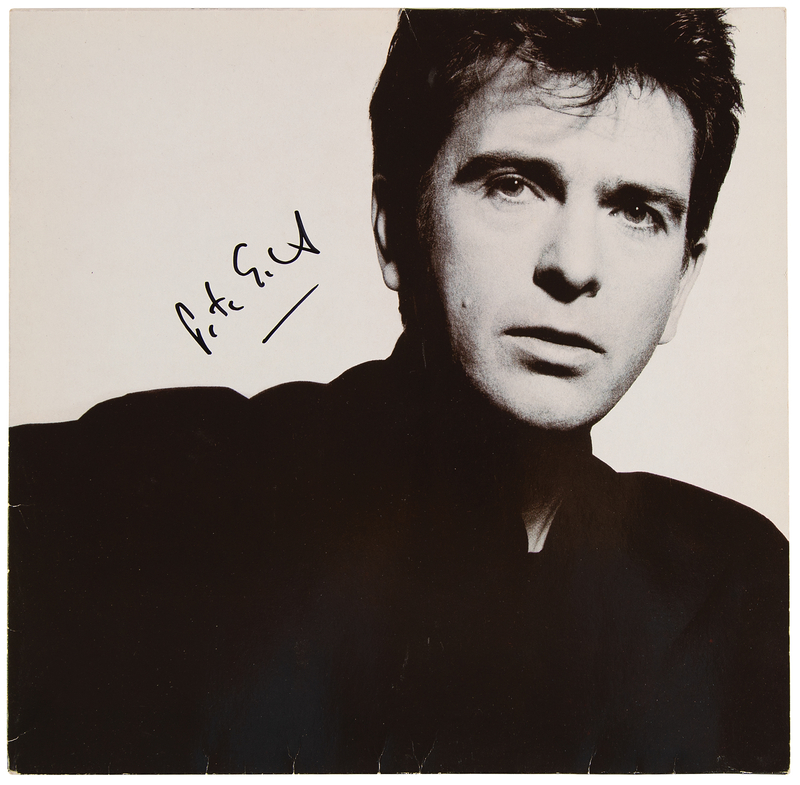 Lot 760 Peter Gabriel Signed Album - So