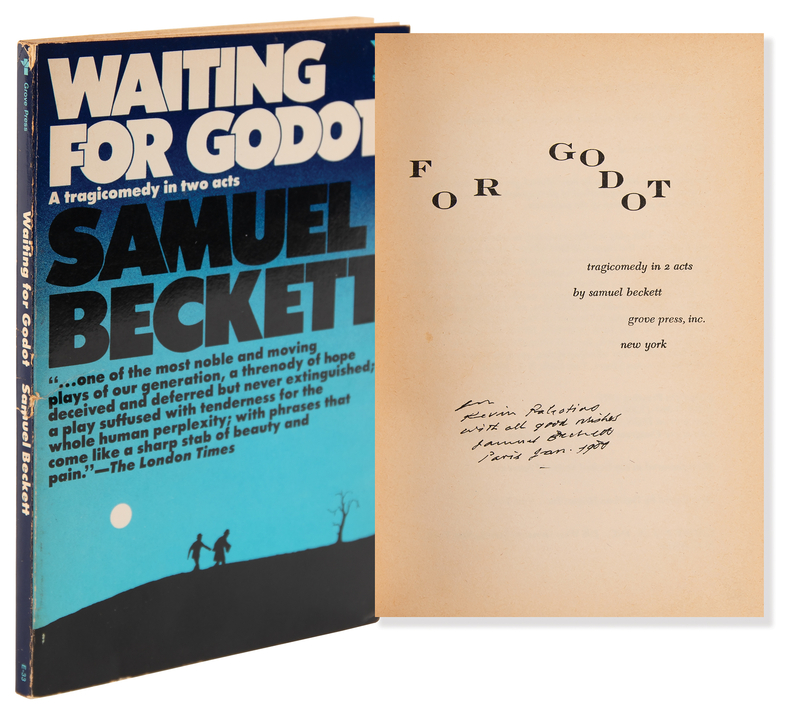 Lot 625 Samuel Beckett Signed Book - Waiting for Godot