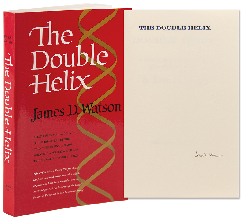 Lot 168 DNA: James D. Watson Signed Book - The Double Helix
