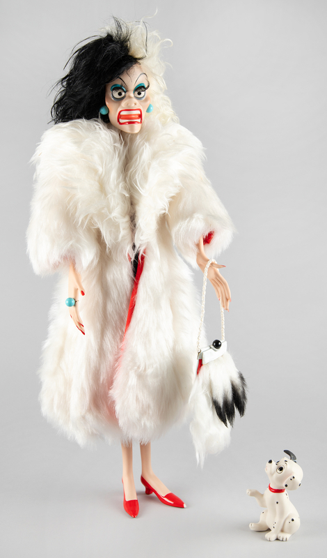 Lot 347 Cruella de Vil: Betty Lou Gerson Signed Ceramic Doll