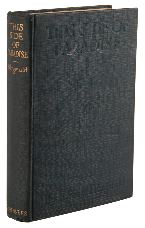Lot 652 F. Scott Fitzgerald: This Side of Paradise (First Edition)