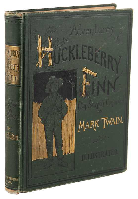 Lot 643 Samuel L. Clemens: Adventures of Huckleberry Finn (First American Edition)