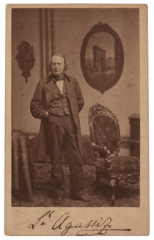 Lot 153 Louis Agassiz Signed Photograph