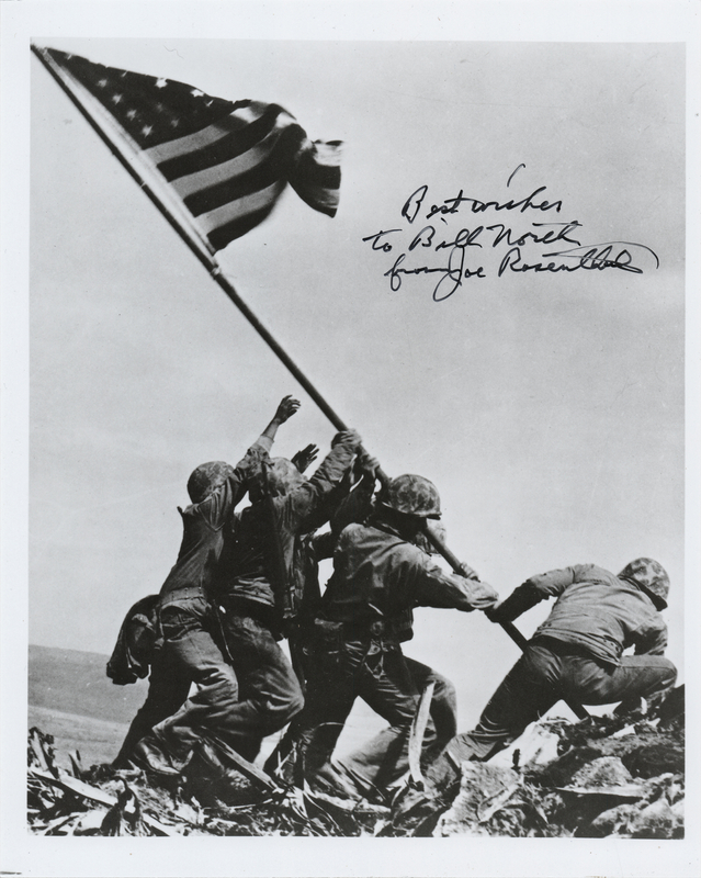 Lot 253 Iwo Jima: Joe Rosenthal Signed Photograph