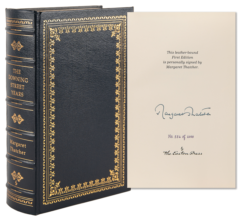 Lot 224 Margaret Thatcher Signed Book - The Downing Street Years (Ltd. Ed. #556/2000)