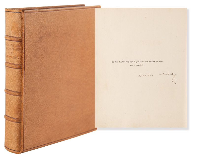 Lot 612 Oscar Wilde Signed Book - The Picture of Dorian Gray (Ltd. Ed. #40/250)
