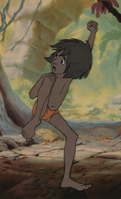 Lot 491 Mowgli production cel from The Jungle Book