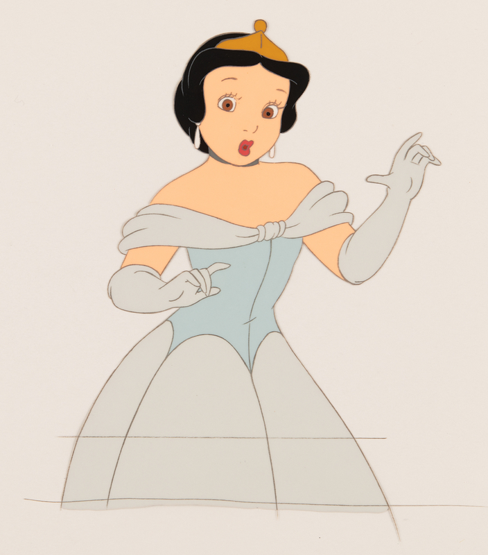 Lot 501 Snow White production cel from 65th Academy Awards Television Broadcast