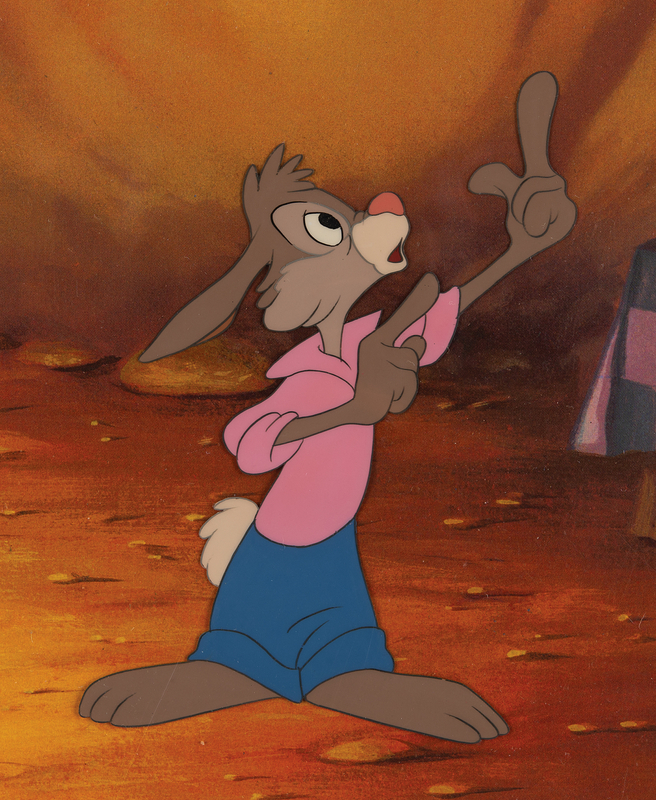 Lot 378 Br'er Rabbit production cel from Song of the South
