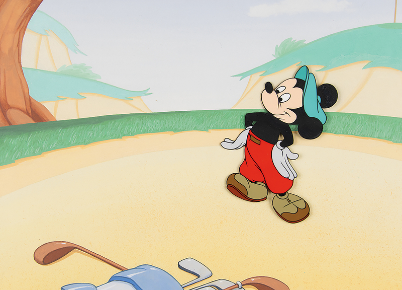 Lot 474 Mickey Mouse production cel from a Disneyland television show