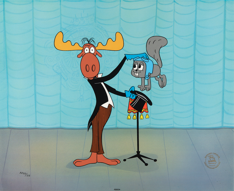 Lot 552 Rocky and Bullwinkle limited edition cel for The Adventures of Rocky and Bullwinkle and Friends (Ltd. Ed. AP 20/25)