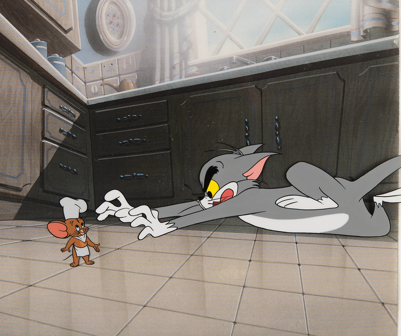 Lot 540 Tom and Jerry production cel from a Chuck Jones-produced Tom and Jerry cartoon
