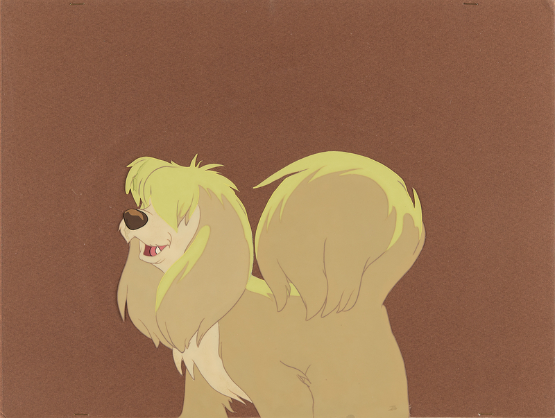 Lot 483 Peg production cel from Lady and the Tramp