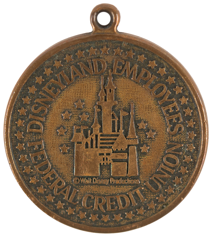 Lot 423 Disneyland Employees Federal Credit Union Key Tag