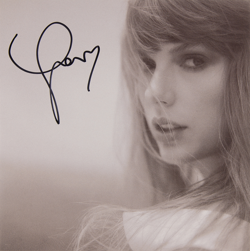 Lot 792 Taylor Swift Signed Album Insert Print