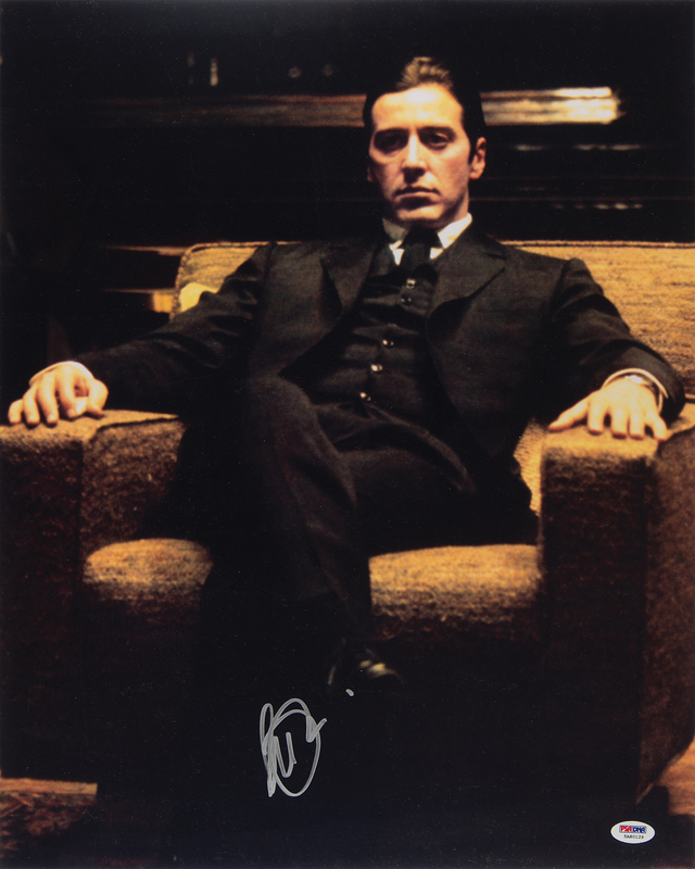 Lot 882 Al Pacino Oversized Signed Photograph