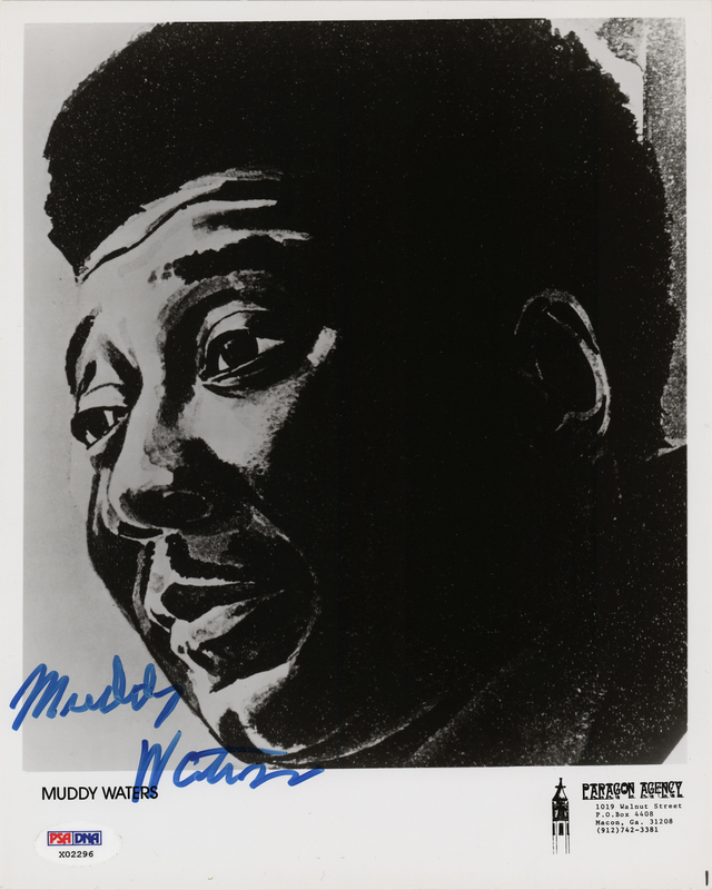 Lot 743 Muddy Waters Signed Photograph
