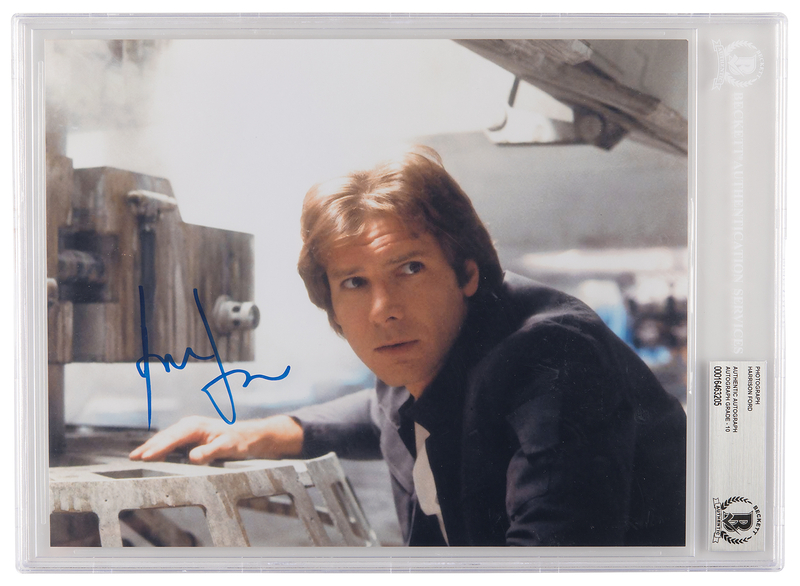 Lot 893 Star Wars: Harrison Ford Signed Photograph - BAS 10