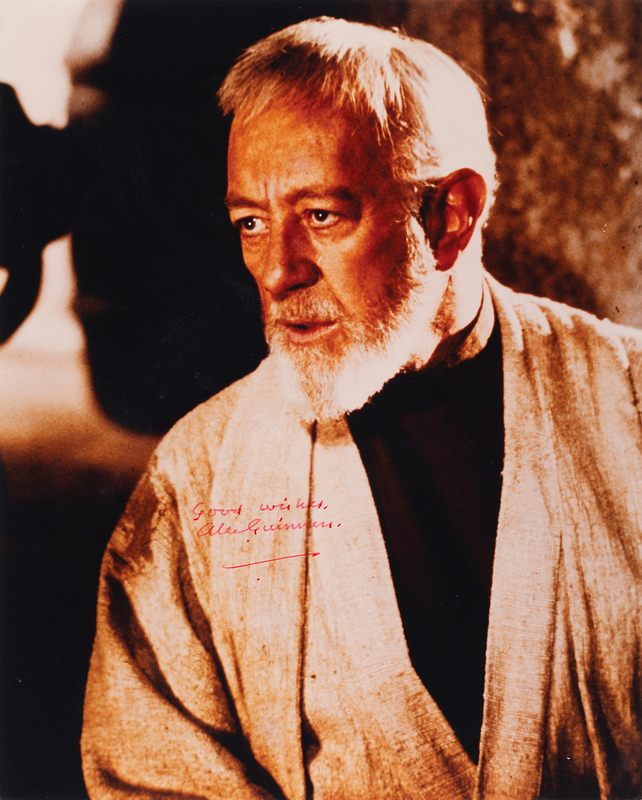 Lot 894 Star Wars: Alec Guinness Signed Photograph