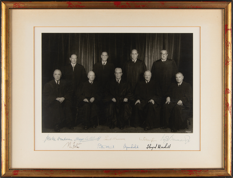 Lot 125 Warren Court Oversized Signed Photograph